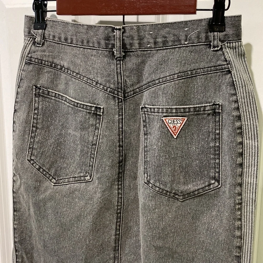 Vintage Guess Georges Marciano Denim Skirt EUC